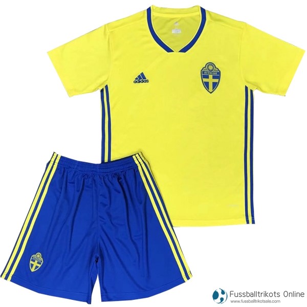 Schweden Trikot Kinder Heim 2018 Fussballtrikots Günstig